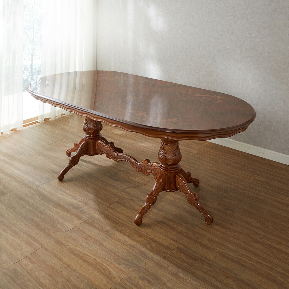 楽天市場】イタリア製 象嵌ダイニングテーブル 幅200cm/ イタリア