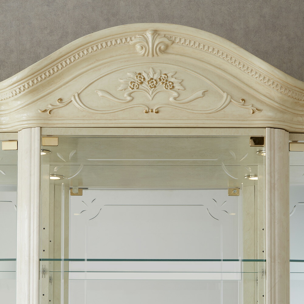 楽天市場】サルタレッリ アマルフィ 3ドアキャビネット (食器棚 飾り棚