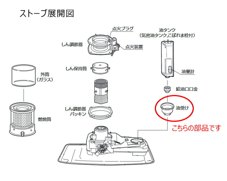 楽天市場】トヨトミ 石油ストーブ用 油受け 純正部品 取替部材 代表