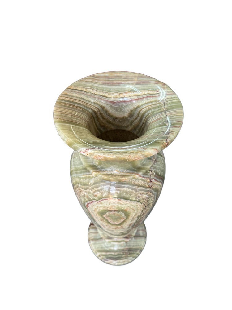 楽天市場】オニックス 花瓶 B オニキス インテリア 飾り壺 天然石