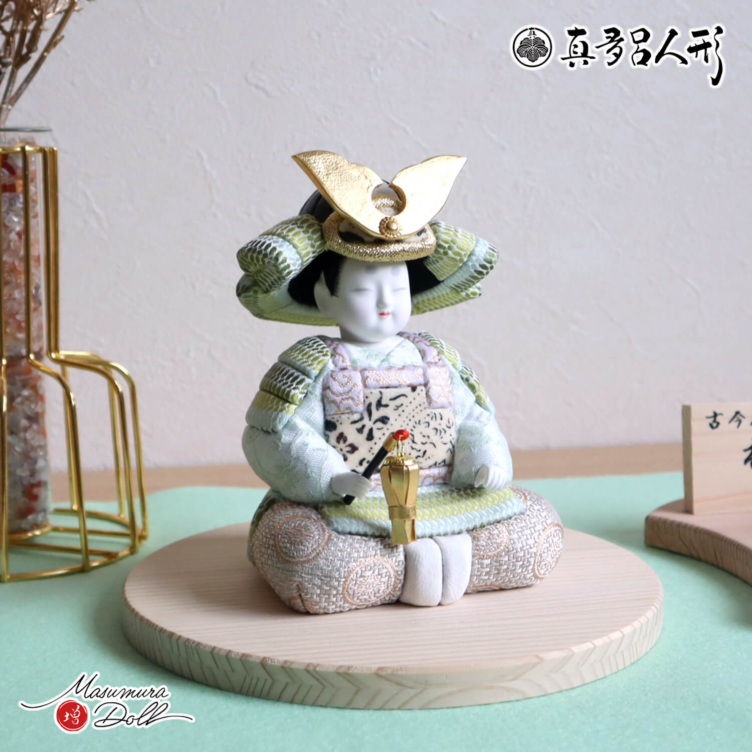 楽天市場】五月人形 コンパクト おしゃれ インテリア 兜飾り 5月人形