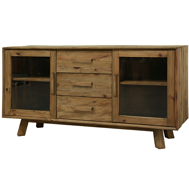 楽天市場】サイドボード アンティーク 北欧 古材 無垢 完成品 リビング