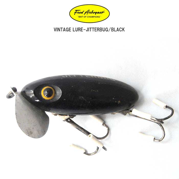 楽天市場】ビンテージルアー FRED ARBOGAST JITTERBUGBLACK : MAVAZI