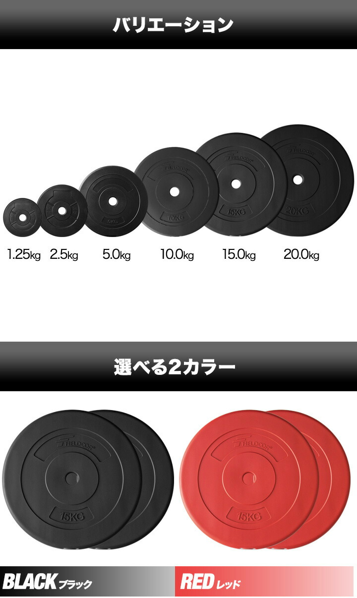 楽天市場】【楽天1位】ダンベル バーベル 用 プレート 1.25kg/2.5kg