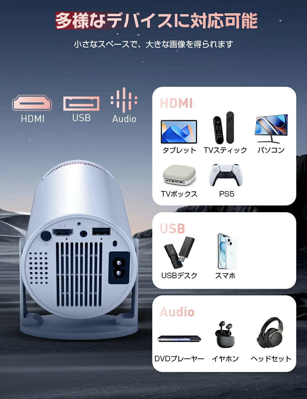 楽天市場】＼70%OFF！P10倍／プロジェクター【3年保証】【最新Android