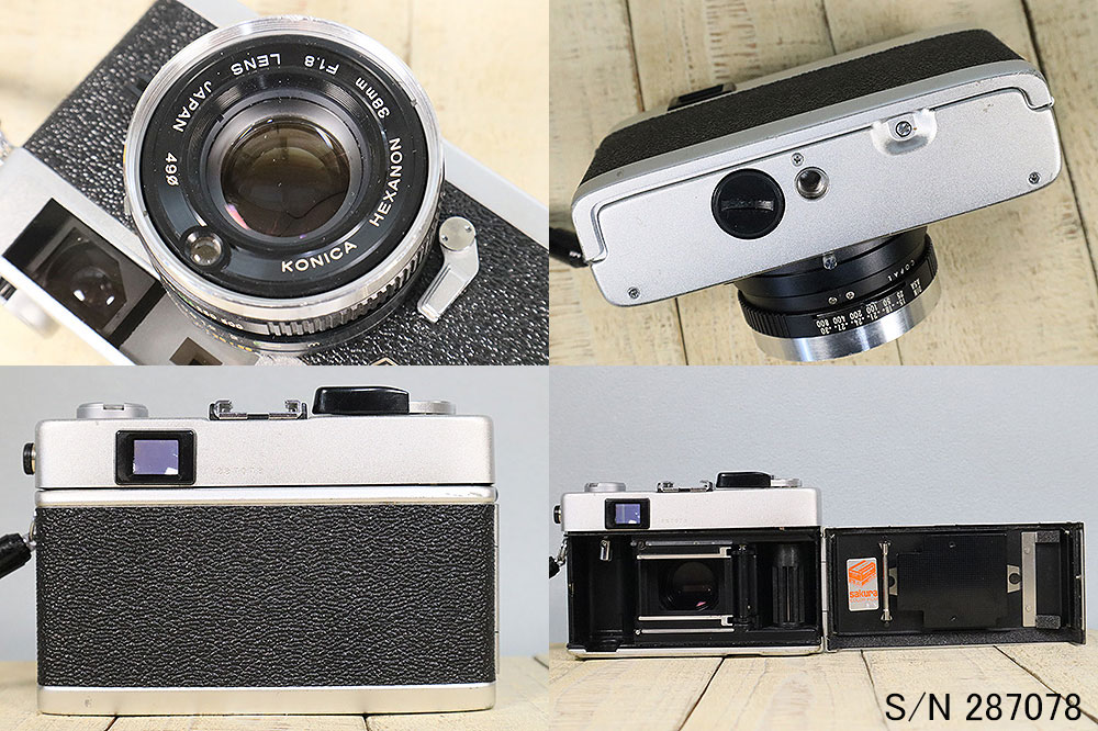 楽天市場】【整備済】【保証付 】 コニカ KONICA C35 FD S/N 287078