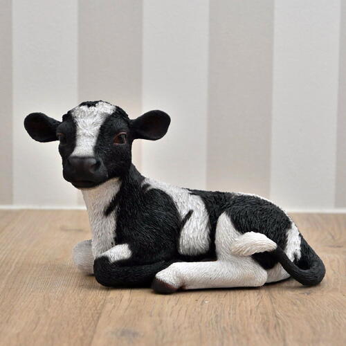 楽天市場】牛(小) 子牛 小物 うし置物 リアルな置物 牛の置物お庭や