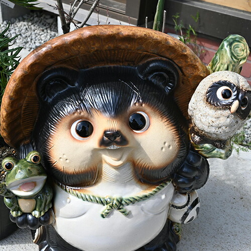 楽天市場】八相縁起の信楽狸古信楽満願成就狸 13号信楽焼き 狸 置物