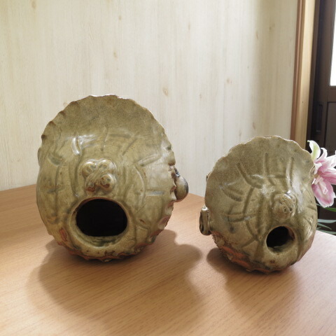 楽天市場】狸親子 置物信楽焼き信楽願い 狸 信楽置物 親子ミニたぬき