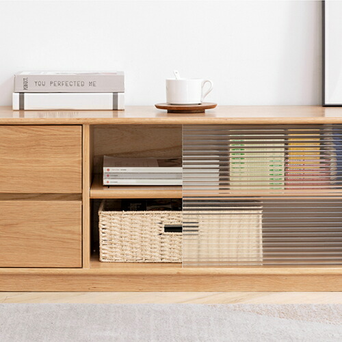 楽天市場】テレビ台 無垢材 完成品 180 200 220cm 木製テレビ台