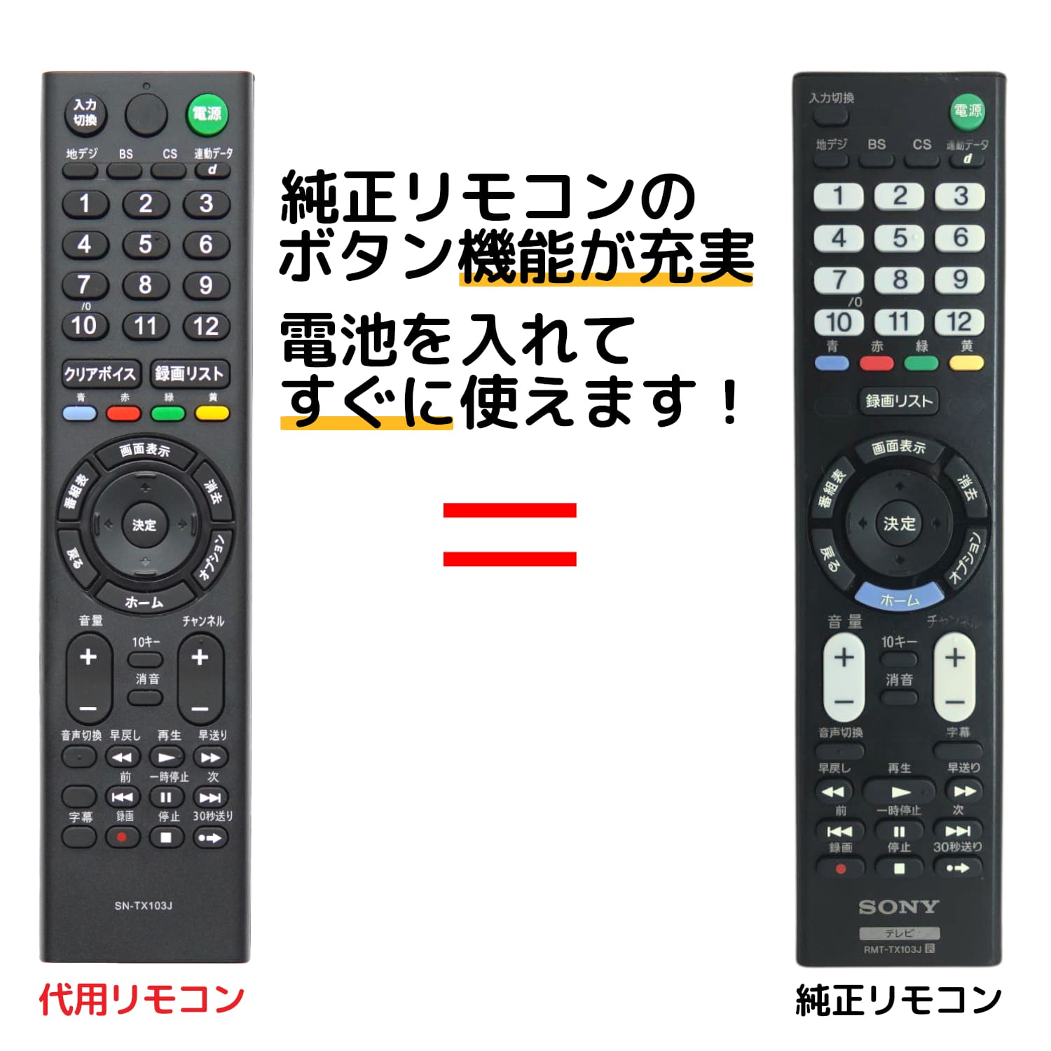 楽天市場】ソニー kj－55x9000e リモコンの通販