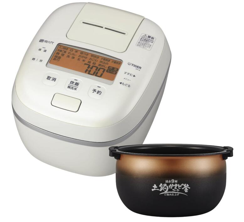 楽天市場】タイガー魔法瓶(TIGER) 炊飯器 5.5合 ご泡火炊き少量旨火