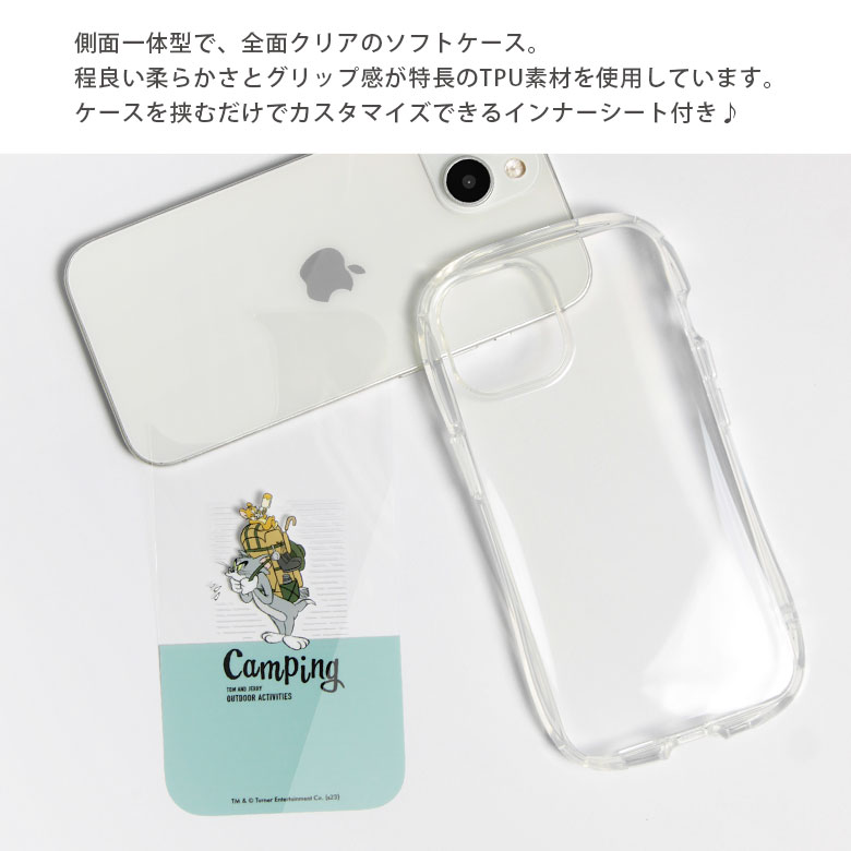 楽天市場】トムとジェリー iPhone 15 Pro クリスタルクリアケース TPU