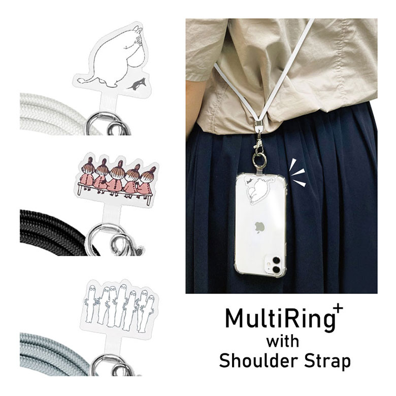 楽天市場】ムーミン マルチリングプラス ストラップセット スマホ