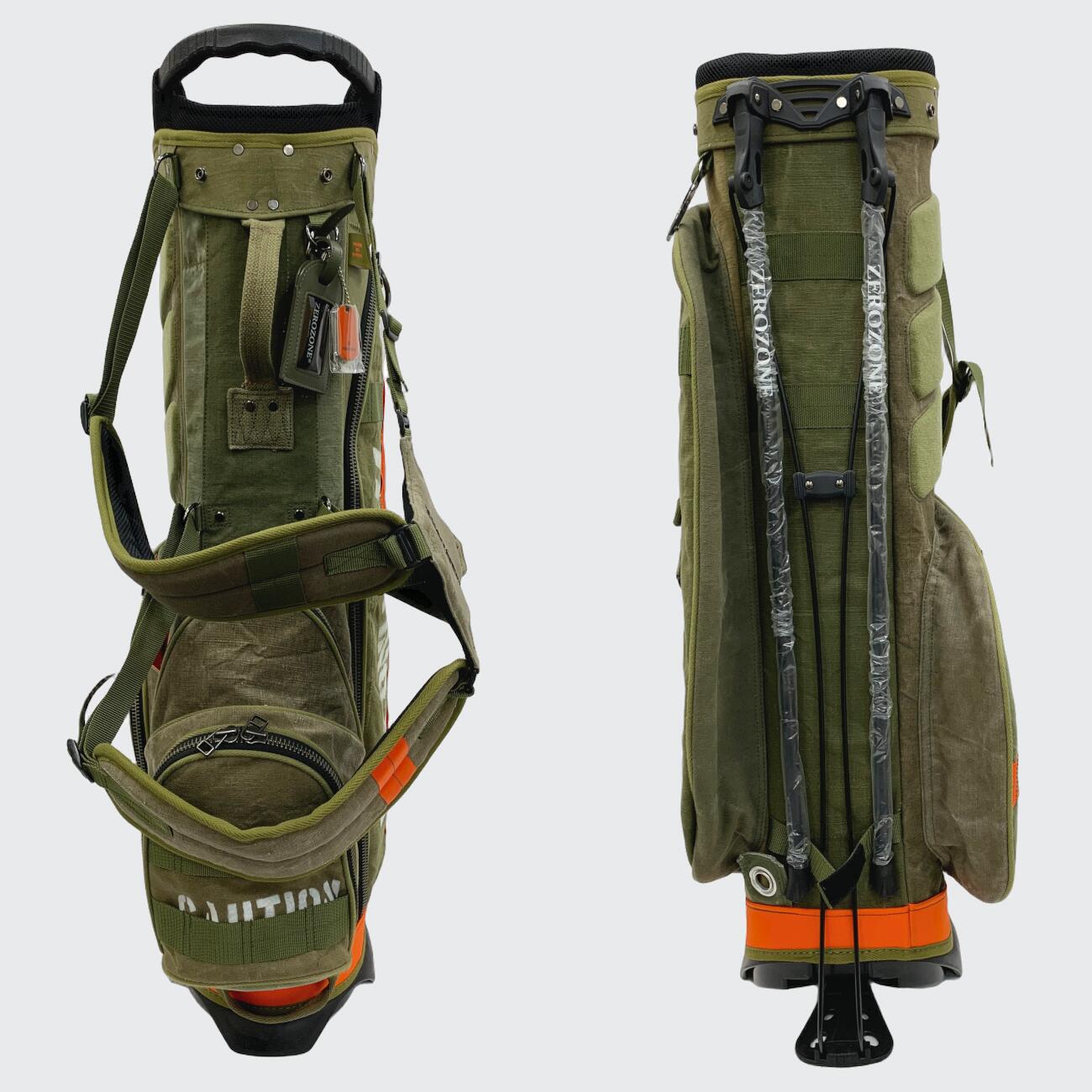 楽天市場】ZEROZONE STAND CADDIE BAG ZZ22-ST01 ゼロゾーン キャディ