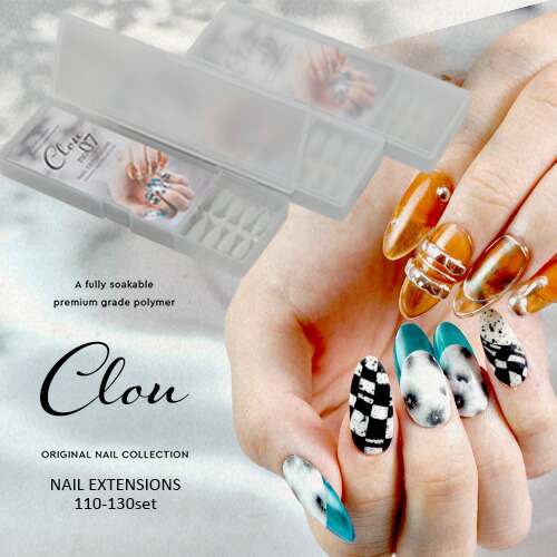 楽天市場】新発想ジェルでできたネイルチップ 選べる 9種類 110〜130枚