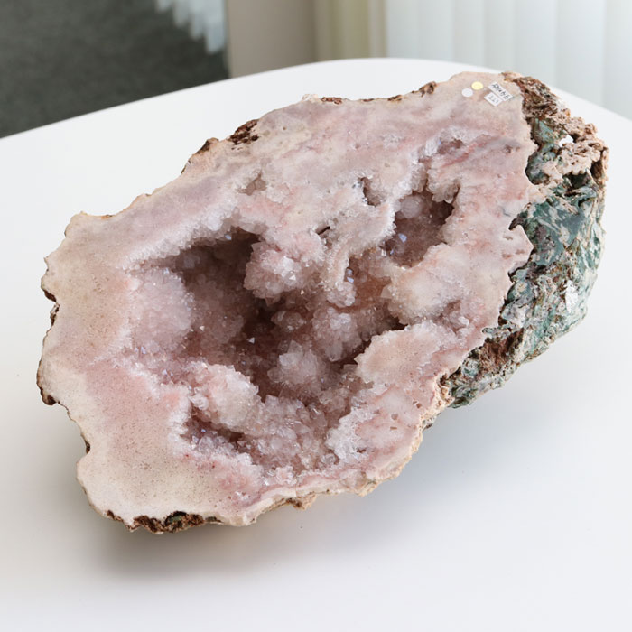 楽天市場】SP ピンクアメジスト ジオード 約3580グラム アイアン