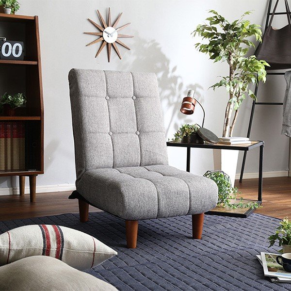 楽天市場】座椅子 脚付き ソファ 一人掛け リクライニングソファ