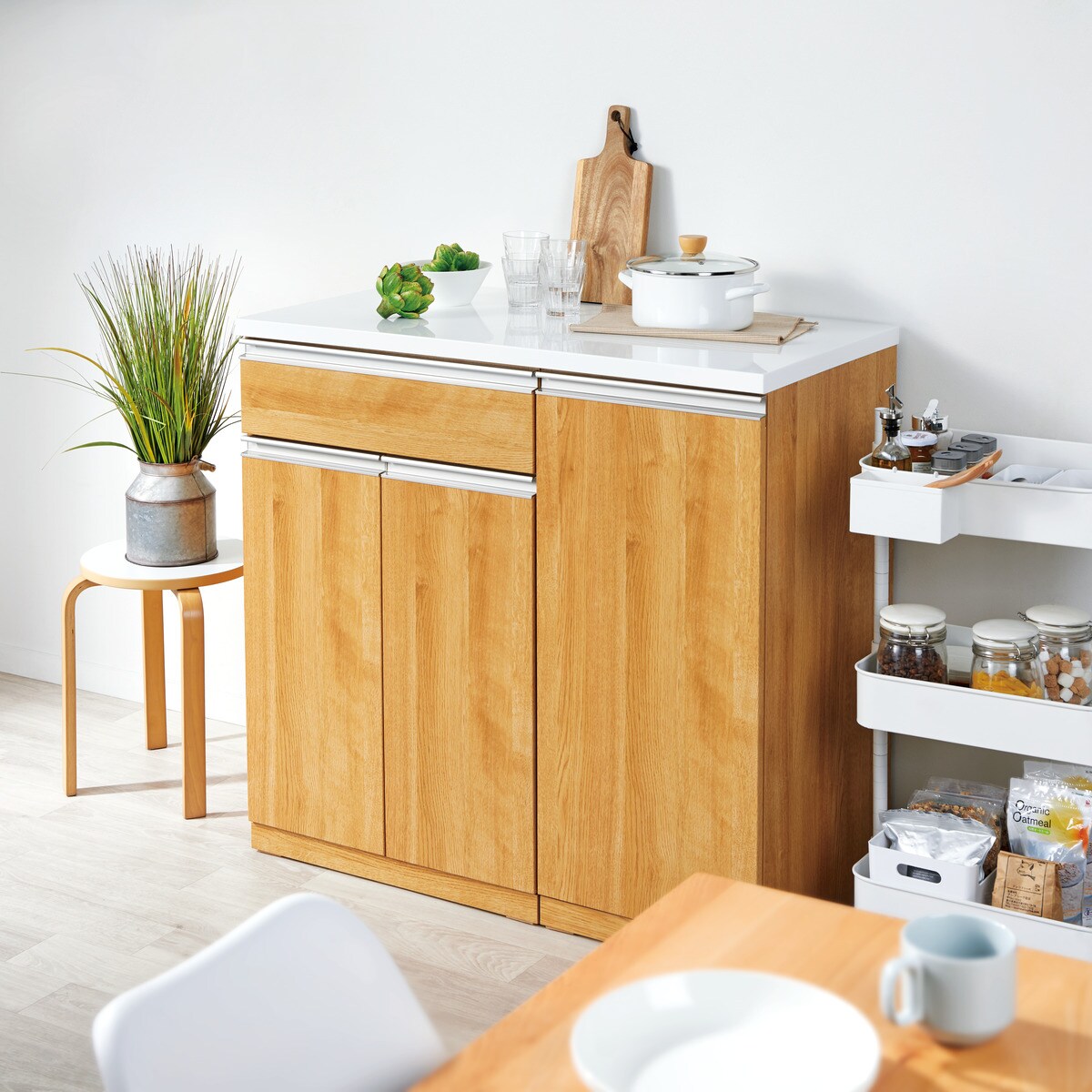 楽天市場】キッチンカウンター (リガーレ100CT LBR) ニトリ 【配送員