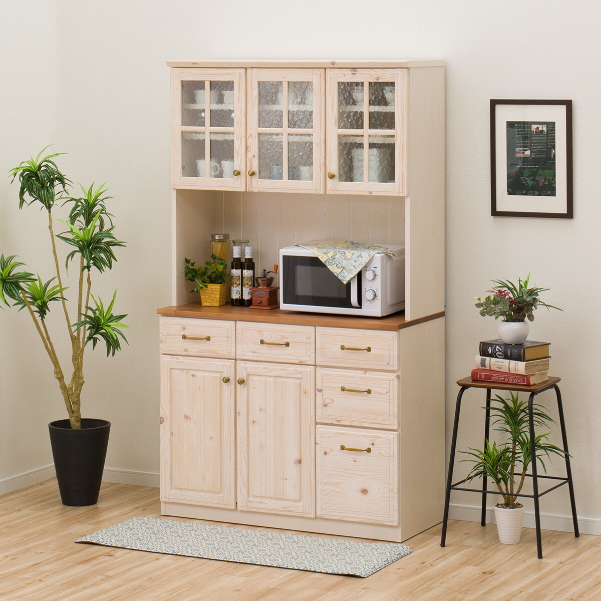 楽天市場】[幅105cm] キッチンボード (シナモ105 WH) ニトリ 【配送員