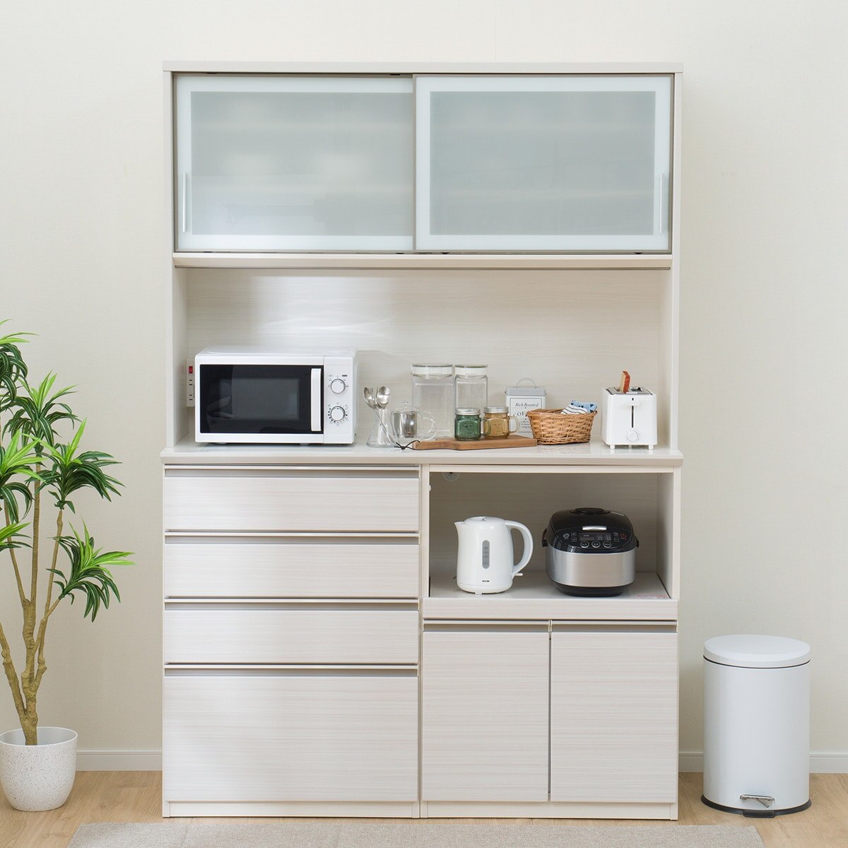 楽天市場】キッチンボード(SP201 140KB WH) ニトリ 【配送員設置商品