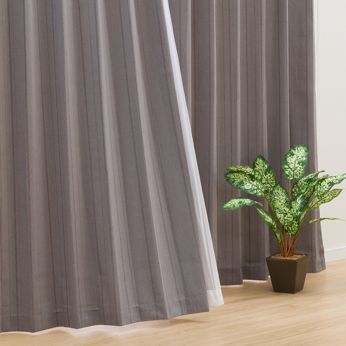 楽天市場】遮光カーテン＆レース 4枚セット (Nラセット 100X110X4