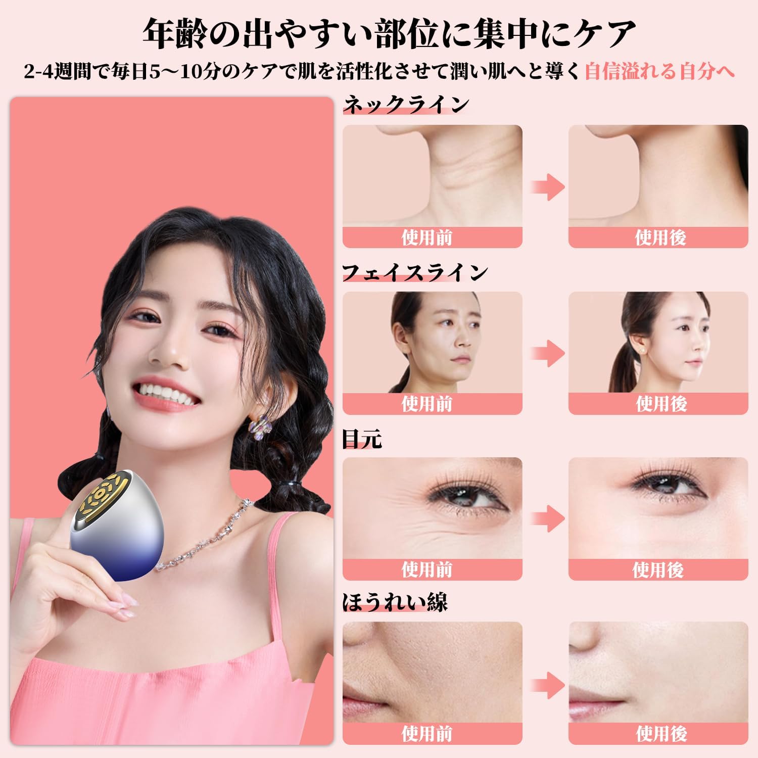 楽天市場】＼在庫処分30%OFFクーポン／Redfire 美顔器 EMS 美容器 微