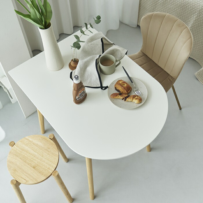 楽天市場】ダイニングテーブル 半円 カフェテーブル コンパクト 壁寄せ