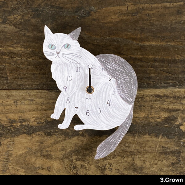 楽天市場】松尾ミユキ diecut clock(ダイカットクロック)【壁掛け時計