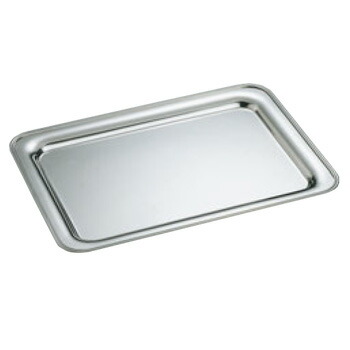 楽天市場】SW 18-8 B渕 角盆 18ｲﾝﾁ 手無【シルバートレー】【お盆