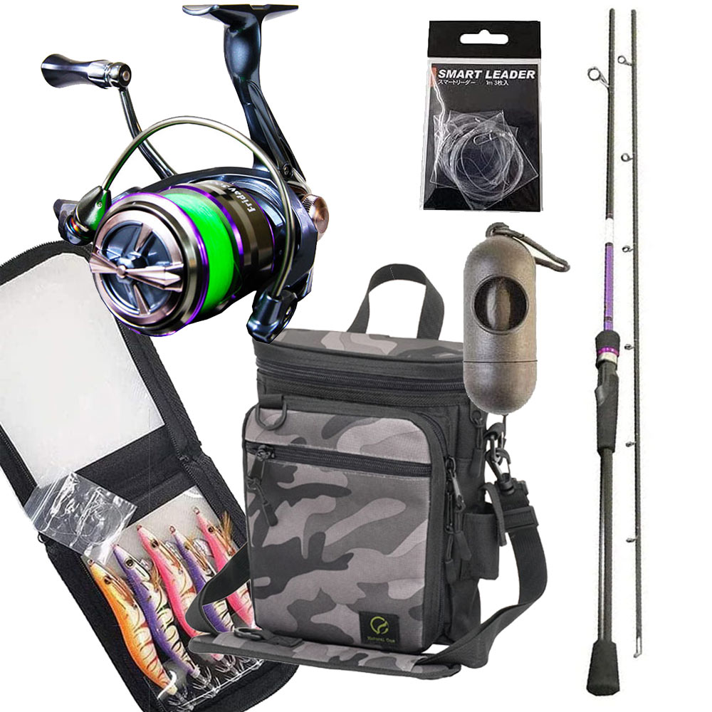 楽天市場】エギバッグ付き Friday(フライデー) エギング 入門6点セット