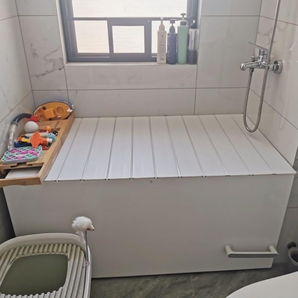 楽天市場】風呂ふた 折りたたみ バスタブカバー 浴槽ふた 保温カバー