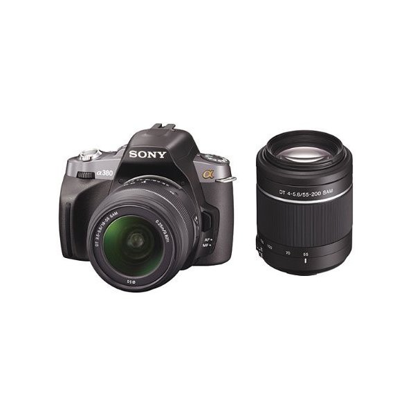 楽天市場】【中古】ソニー SONY α380 ダブルズームレンズキット