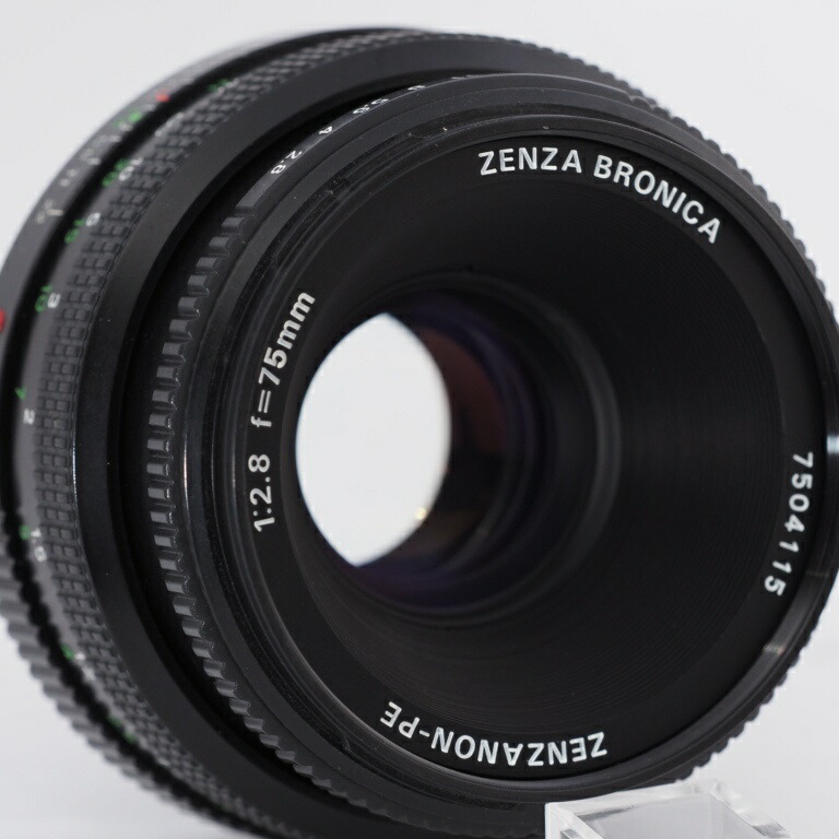 楽天市場】Zenza Bronica ブロニカ 中判レンズ ZENZANON-PE 75mm f2.8