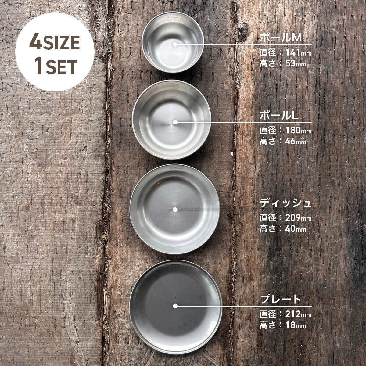 楽天市場】スノーピーク テーブルウェアーセット L snow peak TW-021