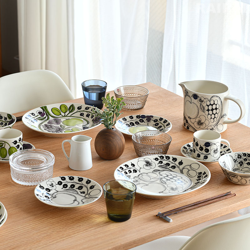 楽天市場】アラビア ボウル 17cm パラティッシ ブラック ARABIA