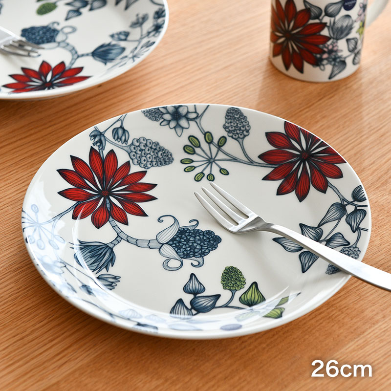 楽天市場】アラビア プレート 26cm ルノ サマーレイ ARABIA Runo