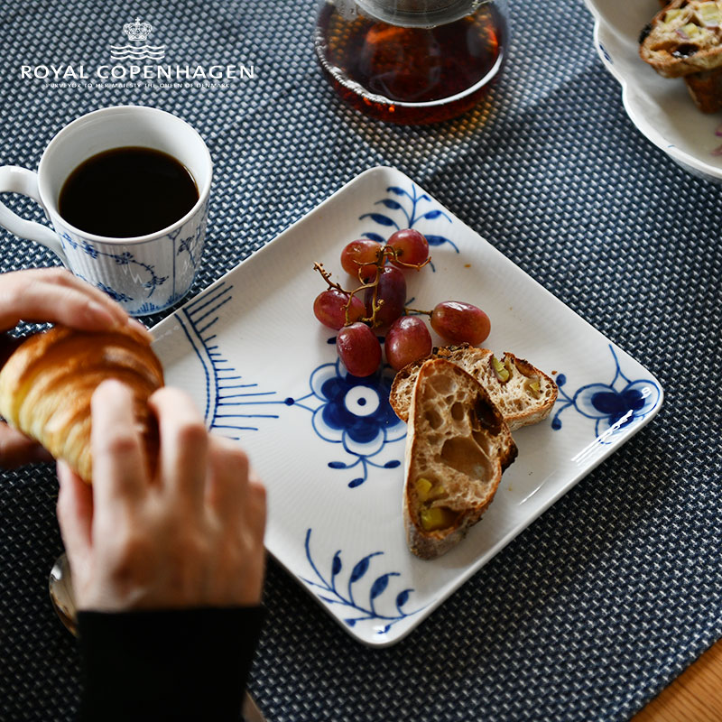 楽天市場】ロイヤル コペンハーゲン スクエア ディッシュ 20cm ブルー