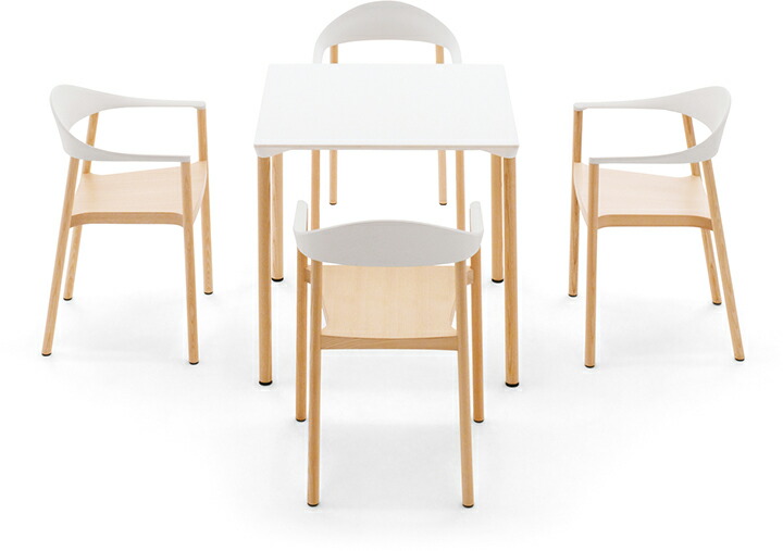 楽天市場】送料無料おしゃれな肘付き木製ダイニングチェア（モンツァ