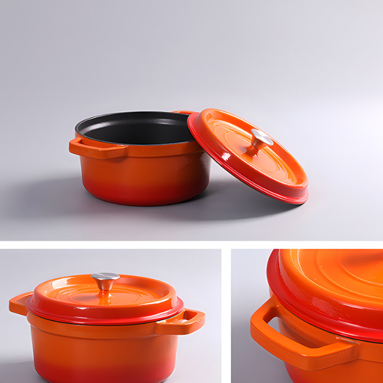 楽天市場】 ホーロー鍋 ホーロー 蓋付き キャセロール鍋 赤 オーブン