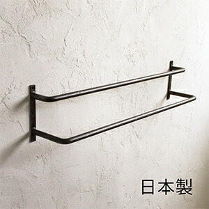 楽天市場】【 日本製 】Olds アイアン ダブル タオルハンガー