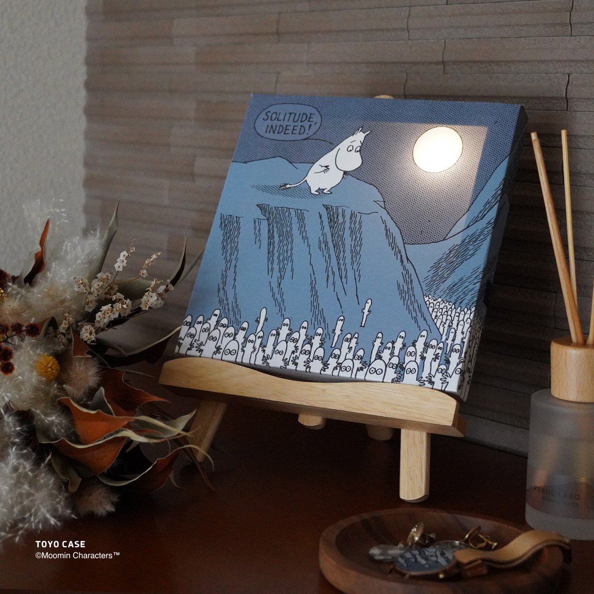 楽天市場】LEDキャンバスアート ムーミンシリーズ LED ライト アート