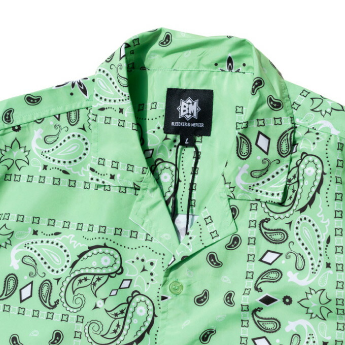 楽天市場】BLEECKER & MERCER 【バンダナ セットアップ シャツ