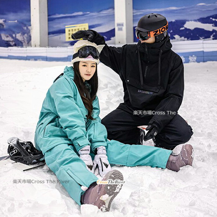 楽天市場】スキーウェア レディース 上下セット スノーボードウェア