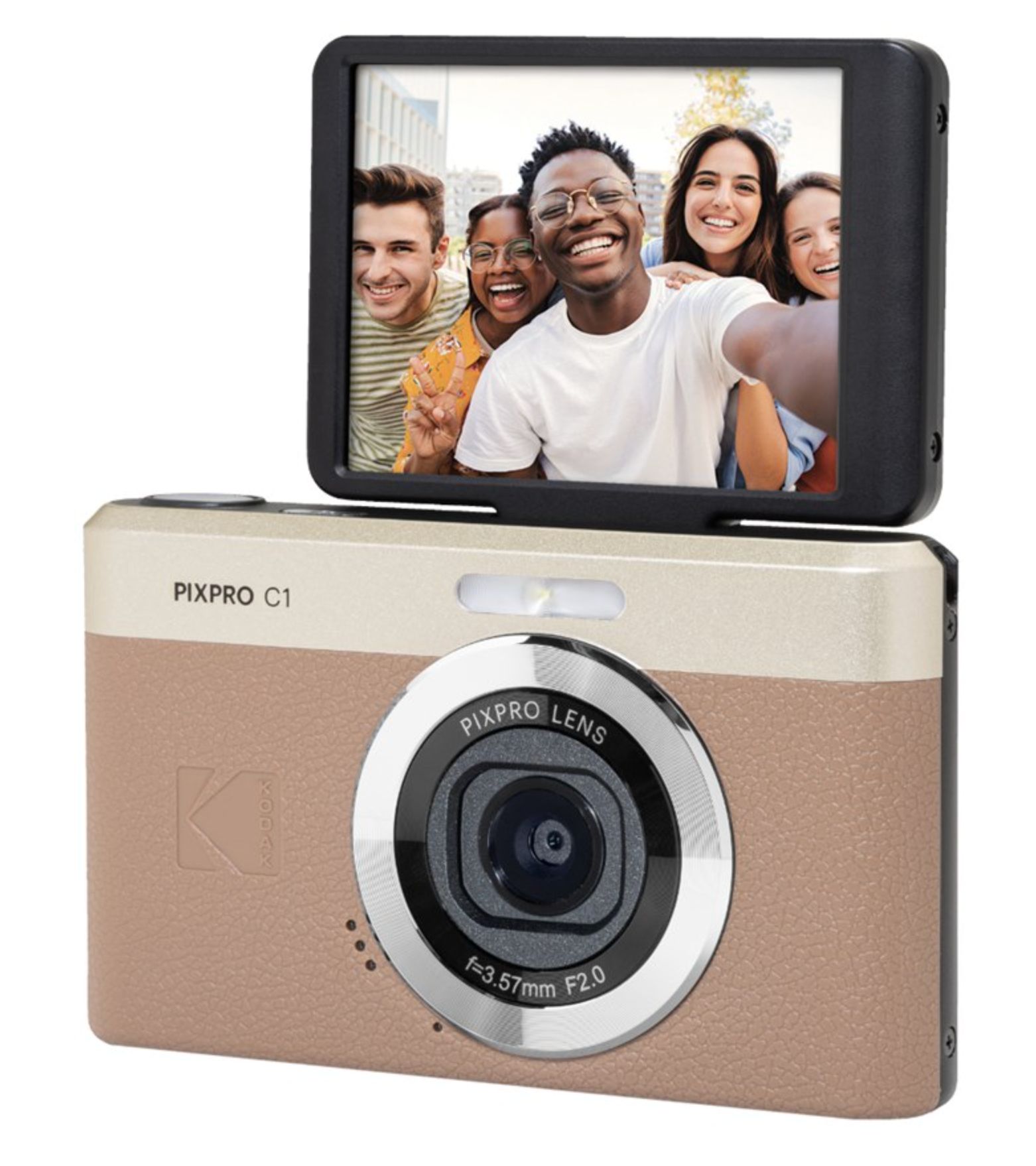 楽天市場】☆即出荷！☆ KODAK Pixpro C1 BR ブラウン 超コンパクト