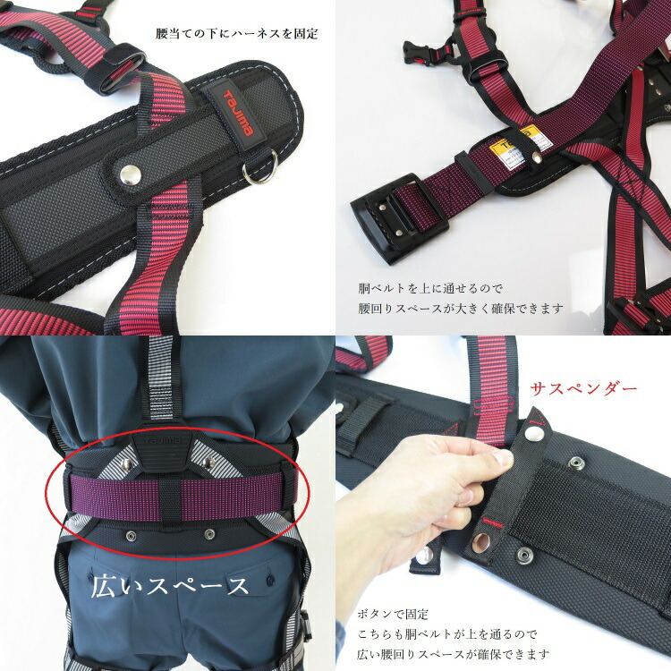 楽天市場】タジマ TAJIMA サポーターベルト GAXW SEG対応 剛厚胴当て