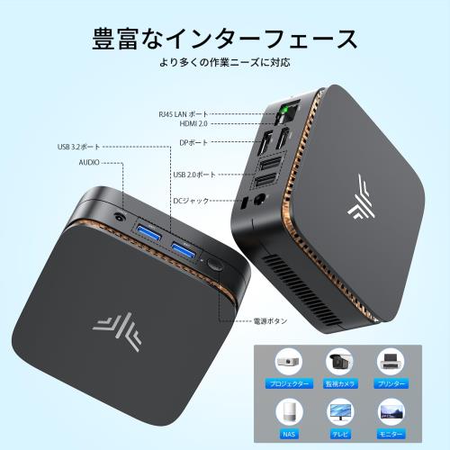 楽天市場】NiPoGi ミニpc n97 mini pc 最大3.6GHz 4C/4T 16GB DDR4