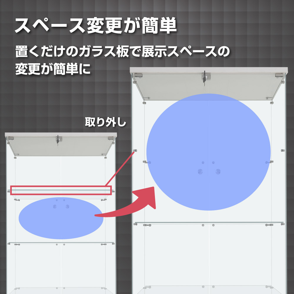 楽天市場】フィギュア ケース ガラスケース コレクションケース 棚