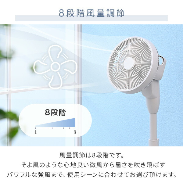 楽天市場】扇風機 DCモーター dc扇風機 ミニリビング扇風機 PD対応