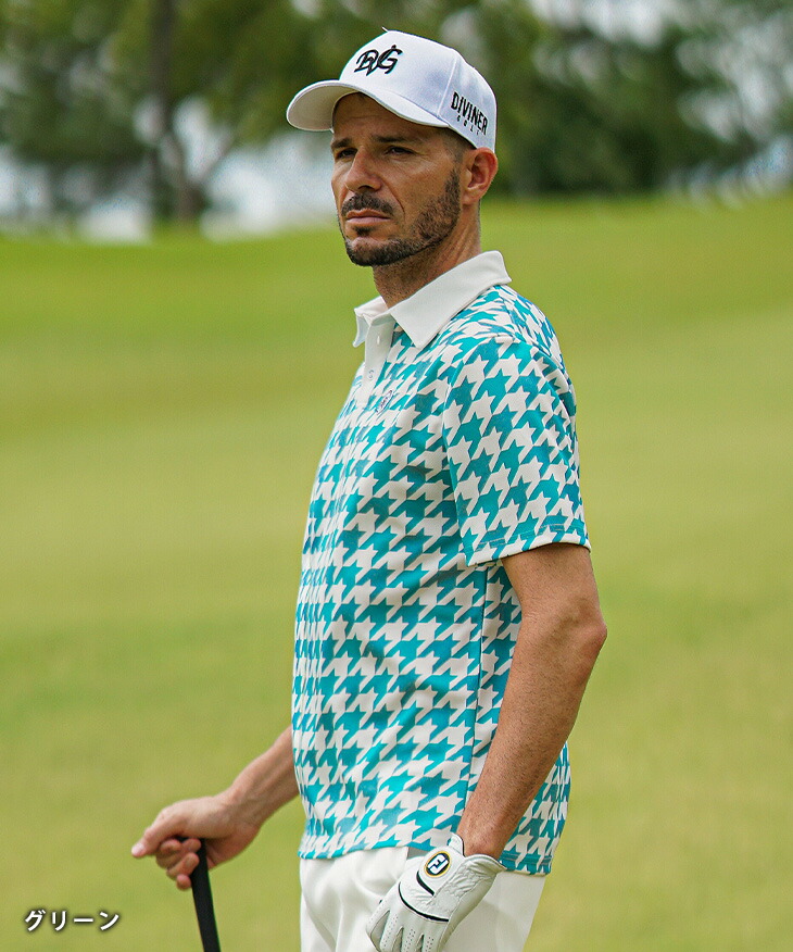 楽天市場】【DIVINER GOLF】 ゴルフウェア メンズ ポロシャツ 半袖